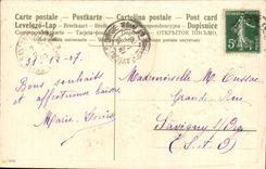 Festivals - Wishes - Happy New Year - bell - beautiful - houx - holly - CPA