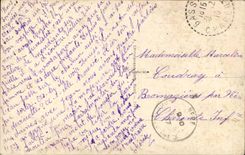 Festivals - Wishes - Happy New Year - houx - holly - woman - bird - woman - bird - CPA