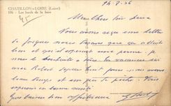 Chatillon on the Loire - edges of the Loire - CPA