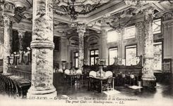 CPA Aix les Bains Le grand cercle Salon de lecture et de correspondance