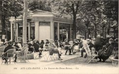 CPA Aix les Bains La source des deux Reines