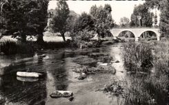 CPSM St Leonard des Bois Pont de la Rouerie 