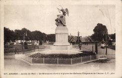 Angers - Jardin du Mail - CPA 