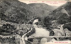 Enimie - View - Falls of the Tarn - CPA