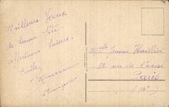 Fantaisie - Enfants - Porte Bonheur - trefle - four leaf clover - CPA 