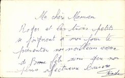 Fleurs Bonne Fete Maman - CPA 