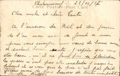 Fleur Oeillet - Carnation - Bonne Annee - CPA 