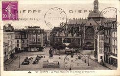 Dieppe - el lugar nacional - CPA