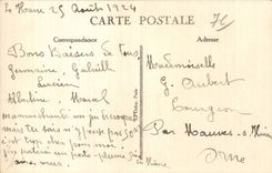 Le Havre - Souvenir - pink - sailing ship - CPA