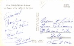 Elbeuf Orival - Les Roches et la Vallee de la Seine - CPA 