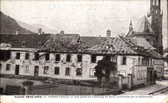 Thann - part of the Suburb of the Rhine - bombardee by the Germans - CPA