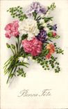 Fleurs Oeillet - Carnation - Bonne Fete - CPA 