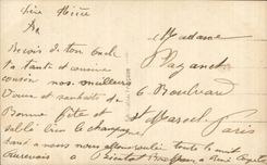 Fleurs Oeillet - Carnation - Vive Ste Marie - CPA 