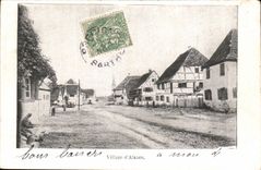Village Alsace - CPA