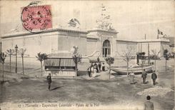 Marseille - Exposition Coloniale - Palais de la Mer - CPA 