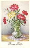 Fleurs Oiellet - Carnation - bonne fete - CPA 