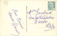 La roca en - estatua de Napoleon - CPA Yon