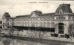 Toulouse - estacion de Matabiau - CPA