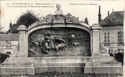 CPA Chartres Monument eleve a la memoire de Pasteur 