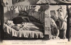 CPA Chartres Fragment de l ancien jube de la cathedrale
