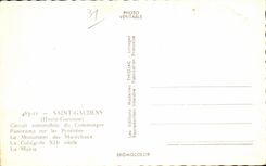 CPSM Souvenir of St Gaudens