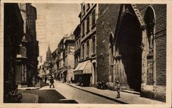 Iglesia de CPA Toulouse y calle de la vuelta