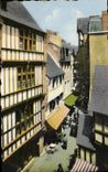 CPA Le Mont Saint Michel La rue principale