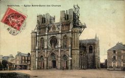 Campeones de Notre Dame ds de la iglesia de CPA Avranches