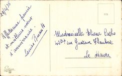 Fleurs Muguet - Lily of the Valley - Porte Bonheur - CPA 