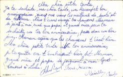 Fleurs Rose - Heureux Anniversaire - CPA 