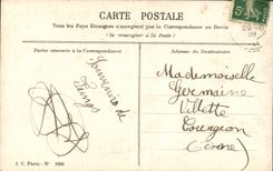 Fleurs Muguet - Lily of the Valley - Porte Bonheur Colomnbe - CPA 