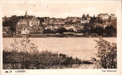 Candes - Vue Generale - CPA 