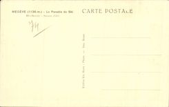 Megeve - the Paradise of the Ski - Season be - CPA