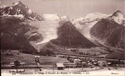 Chamonix - Village et Glaciers des Bossons - Taconnaz - CPA 