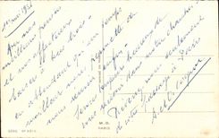 CPA Fantaisie Fleurs Muguet Papillon Butterfly