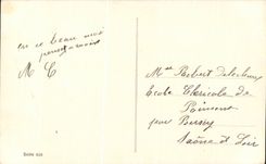 CPA Fantaisie Fleurs Muguet Souvenir de printemps