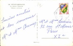 CPSM Evian les Bains the casino illuminates