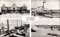 CPSM Souvenir de Valras Le casino le phare Lighthouse