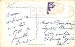 CPSM Valras plage Souvenir