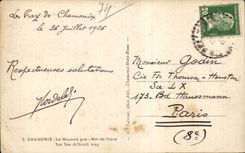 Chamonix - Le Mont Blanc - Mer de Glace - Le Mauvais Pas - CPA 