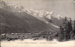 Chamonix - Les Praz et le Mont Blanc - CPA 
