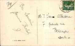 Chamonix - Vue Generale et le Mont Blanc - CPA 