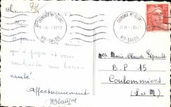 Chamonix - Monument de Saussure - CPA 