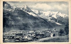 Chamonix - Vue Generale - Mont Blanc - CPA 