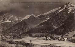 Chamonix - Le Mont Blanc - Vue des Honches - CPA 