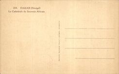 Africa - Africa - Senegal - Dakar - the African Cathedral of the Souvenir - CPA