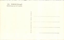 Africa - Africa - Senegal - Dakar - Rising sun on the Cornice - CPA