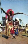 Africa - Africa - Algeria - Africa Colors - Dancers African - CPA