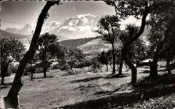Combloux - Sight on Mont Blanc - CPA