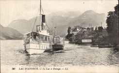Annecy - Le Lac a Duingt - CPA